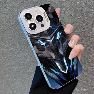 Ốp Điện Thoại Hoạt Hình Hoạt Hình Linh Hoạt Mỏng Mát Mecha Thích Hợp Cho iPhone 15promax 15 16 17 promax 16pro xr xs 11promax 11 12 13 14 Pro max 14plus Vỏ Bảo Vệ Chống Sốc