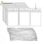 Cheenm 2 Cái Có Thể Khóa Lại Chống Thấm Nước Trong Suốt Dây Buộc Thẻ Tay PVC Thẻ Hành Lý Phụ Kiện Du Lịch Cho Túi VN
