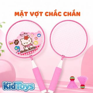 Bộ Vợt Cầu Lông KidToys Siêu Nhẹ Cho Bé - Dễ Cầm, Dễ Chơi Trong Nhà Và Ngoài Trời