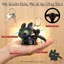 Rồng Night Fury - Nhũ mắt bắt sáng, cánh di động, Móc khóa，trang trí nội thất xe hơi，trang trí xe máy，trang trí bàn