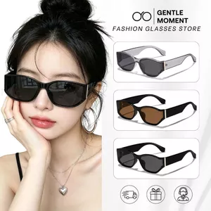 Kính râm gọng vuông GENTLE MOMENT kính mát chống tia UV thời trang nam nữ thiết kế gọng cao cấp GMT163