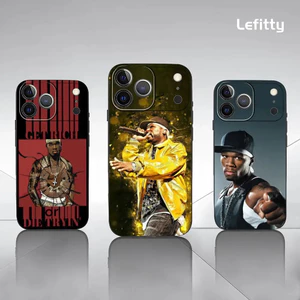 Ốp Điện Thoại TP-1 Rapper 50 C-Cent Cho IPhone 17 16 15 14 13 12 11 Pro Max Plus Mini Đen Mờ Vỏ Mềm Funda