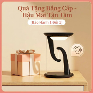 [Bảo hành 1 năm] Đèn bàn VINZEO Witch (Phiên bản tròn) -Thiết kế treo độc đáo-10W Sạc không dây-Đèn ngủ trang trí sang trọng-Điều khiển cảm ứng thông minh