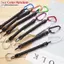 Cheenm Có Thể Thu Vào Lò Xo Dây Đàn Hồi Móc An Ninh Bánh Răng Móc Khóa Dụng Cụ Đi Bộ Đường Dài Cắm Trại Chống Mất Móc Khóa Điện Thoại Carabiner VN