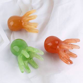 ELBBKG Nhựa Bạch Tuộc Lược Đầu Máy Mát Xa Kinh Tuyến Cạo Da Đầu Massage Châm Cứu Spa Cơ Thể Nhà Trị Liệu Sức Khỏe Dụng Cụ Mới