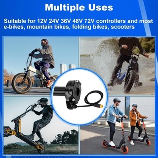 QUIM Full Twist Ga Xe Tay Ga Điện Bụi Bẩn Xe Đạp Phụ Kiện Lắp Đặt Dễ Dàng