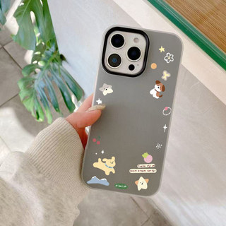 Ốp lưng 2 trong 1 iPhone xương cho iPhone 17 16 15 14 13 12 11 Pro Max 7 8 SE XS XR XSMAX Plus silicon TPU mềm