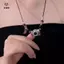 Mặt dây chuyền máy ảnh màu nâu cổ điển Nelace 2025 Mới Kpop Hip-Hop Cá tính đơn giản Nam nữ Punk Y2K Charms Phụ kiện trang sức [Mina]