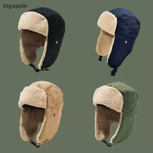 Bigapple Bomber Hat Nam Nữ Mùa Đông Ấm Áp Nga Earflap Trượt Tuyết Mũ Chống Gió Thời Trang RDG