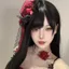 Gothic Gothic Hoa Hồng Top Mũ cos Ảnh Trang Trí Đạo Cụ Cô Dâu Mũ Đội Đầu Khóc Máu Hoa Hồng Tối Series 5.26