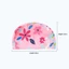 Mũ bơi VVDZA, Mũ bơi in hình hoạt hình bằng vải Polyester, Mũ bơi trẻ em có độ đàn hồi cao hoạt hình