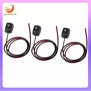 Dành cho thuyền ô tô cho gia đình 3 gói nội tuyến KCD1 Rocker Switch 10A 12V SPST Hộp công tắc có tấm gắn tự dính Boar