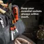 Móc khóa giá đỡ ổ cắm 3pc - Dụng cụ sắp xếp ổ cắm 3 / 8in kèm kẹp và tháo nhanh - Phụ kiện cờ lê tác động và hộp công cụ