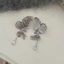 Thời trang khí chất mát mẻ zircon hình bướm rỗng cá tính và đa năng bông tai nữ