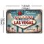 CIFbuy Retro Las Vegas Tường Nghệ Thuật Sắt Ký Cho Thanh Phòng Ngủ Nhà Bếp Trang Trí Nhà Quà Tặng