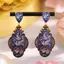 AqToCna Vintage Messenger Thiên Nga Bông Tai Thanh Lịch Niche Và Ánh Sáng Sang Trọng Phong Cách Tòa Án Bông Tai Men Sơn Trang Sức Quà Tặng Cho Nữ AqToCna