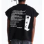 Chất Lượng Cao Hàng Sẵn Có 3878 Kiểu Giặt Đen Hip-Hop Street vintage Tay Ngắn T-