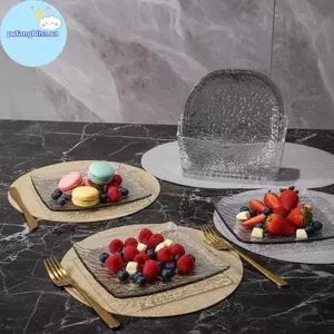 Pufangbliss Sna Bát 8 Chiếc Bộ Đĩa Trái Cây Xương khạc Đĩa Kẹo Món Tráng Miệng Đĩa Nhỏ Để Chia Sẻ Hộ Gia Đình Phục Vụ Tiệc Dã Ngoại VN