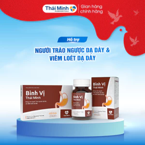Bình Vị Thái Minh - Dùng Cho Người Trào Ngược & Viêm Loét Dạ Dày - Lọ 80 viên và Hộp 20 viên