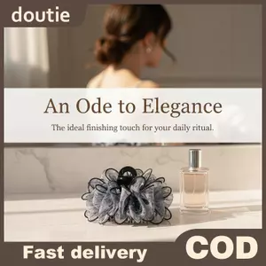 Doutie Thanh Lịch Hàn Quốc Xếp Ly In Lưới Cá Mập Kẹp Tóc Chống Trơn Trượt Trang Trí Cho Nữ Lễ Hội Âm Nhạc Mặc VN