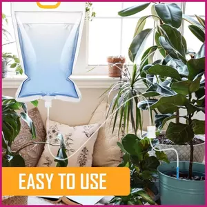 Túi Nhỏ Giọt Cho Cây 3.5L Túi Nước Nhỏ Giọt Ống 39,3 Inch Hệ Thống Tưới Cây Tự Động Có Thể Điều Chỉnh Lưu Lượng shopidaevn