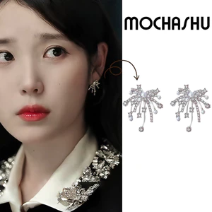 Bông Tai Pháo Hoa Nữ 2026 Phong Cách Mới Bán Chạy Cao Cấp Ánh Sáng Sang Trọng Bông Tai Zircon