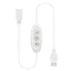 JJZF LED Đơn Sắc 9 Tốc Độ Dimming Cáp Chuyển Đổi USB Trực Tuyến Vô Cấp Dây Nguồn Đèn Ngủ Cáp Công Tắc Ba Nút