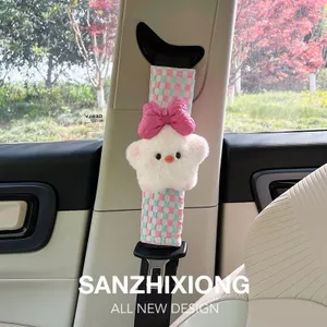 Dễ Thương Dây An Toàn Ô Tô Đeo Vai Sáng Tạo Nội Thất Dây An Toàn Chống Trầy Xước Cổ Bảo Vệ Phụ Kiện Nội Thất Bé Gái 26.3.22
