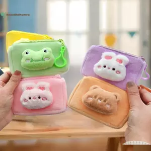 BeautifulHomeA Nhật Bản Kawaii Hoạt Hình Sang Trọng Lưu Trữ Tiền Xu Ví Di Động Hoạt Hình Chìa Khóa Tiền Xu Bapa Trang Trí Quà Tặng VN