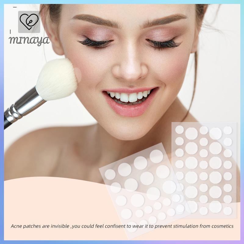 [MINAYA] 24 / 36 Miếng Dán Miếng Dán Mụn Hydrocolloid Hình Tròn Màu Trắng Chống Thấm Nước Điểm Điều Trị Mụn Miếng Dán Che Khuyết Điểm VN