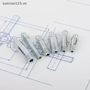 Núm Vú Mỡ SRVN 5 Cái Kéo Dài Zerk M6 M8 M10 Đầu Nối Đầu Mét Cho Cơ Bôi Trơn Nối Dài Chất Liệu Bền Độ Cao.