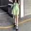Đầm hoa kiểu Pháp cỡ lớn Sweet Girl Slimer Look All-Match High-End Love Break Dress Nữ hợp thời trang