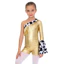 Nyeemya Trẻ Em Bé Gái 2 Chiếc Trang Phục Bò Cô Gái Phương Tây Tay Dài loe Viền Kim Loại Chắp Vá Leotard Đáy Đáy Bấm Nút Body Với Quần Short Eo Cao