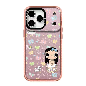 Ốp Điện Thoại Mềm Lấp Lánh YU Girl Cho iPhone 17 Pro Max 16 15 14 Plus 13 12 11 Ốp Bảo Vệ Chống Sốc