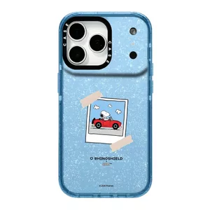 Ốp điện thoại mềm hình chú chó hoạt hình vui nhộn lấp lánh cho iPhone 16 15 14 Plus 13 12 11 17 Pro Max Vỏ bảo vệ chống sốc