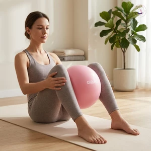 Bóng tập Yoga Pilates Bóng nhỏ để sửa chữa lõi sau sinh và đào tạo cơ sàn chậu Độ đàn hồi cao Bề mặt chống trượt