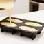 Khuôn silicon bánh Mousse 4 khoang dành cho món tráng miệng hồ trăn và sô cô la tự làm dễ dàng [VN]