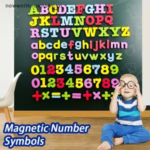 MỚI Từ Chữ Số Bảng Chữ Cái ABC 123 Nam Châm Tủ Lạnh Nhựa Giáo Dục Mầm Non Học Tập Bộ Đồ Chơi Chữ Hoa Chữ Thường Toán SKY