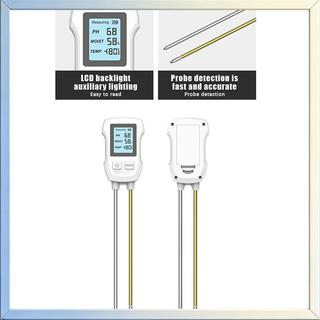 Any2Get5% tắt 3 trong 1 LCD kỹ thuật số Máy đo đất Độ ẩm nhiệt độ Máy đo PH với dụng cụ đo cây Balight cho cây hoa Vườn