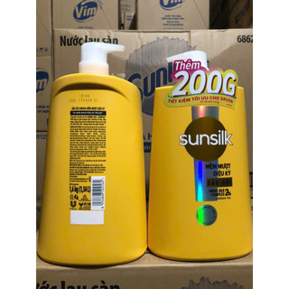 [ 1.4kg ] Dầu gội Sunsilk 1.4kg làm sạch và mềm mượt tóc gấp 5 lần, cho mái tóc ngát hương suốt 48h