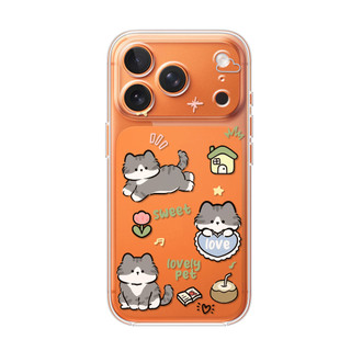 Mèo xám cưng đáng yêu ỐP đIệN ThoạI Cho IPhone 17 16PRO 15Plus 14 13 12 11 Promax XR XSMAX ốP Silicon TPU MềM Trong SuốT