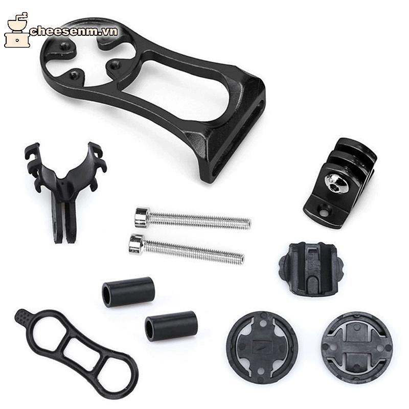 Cheenm Bicycleputer đứng mở rộng giá đỡ đèn cho Garmin Bryton Cateye Cyclo MTB xe đạp đường trường GPS Đồng hồ bấm giờ braet dụng cụ đi xe đạp VN