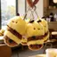 1 / 2 / 3 Móc khóa sang trọng mềm mại Fluffy Bee, Mặt dây chuyền nhồi bông chống rơi, Trang trí giải nén bền để sử dụng hàng ngày và tặng quà