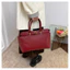 Work Commuter Nữ Di Động Cặp Đôi Tính Khí Màu Trơn Phù Hợp Với Túi Đeo Vai Thời Trang Retro Nách Túi