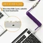 Cáp cuộn dây lò xo cuộn BTM Cáp USB A đến Type C cho bàn phím cơ