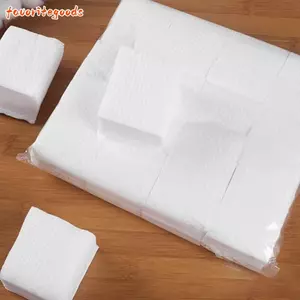 FAVORITEGOODS 600 Miếng Che Da Mặt, Miếng Trang Điểm Dùng Một Lần Cotton, Beauty Essentials Chăm Sóc Da Mặt Không Gây Dị Ứng Tẩy Giấy Chăm Sóc Da