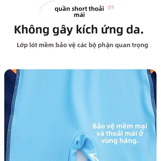 Đồ bơi liền thân cho bé - Họa tiết cá sấu dễ thương, tay dài nhanh khô, mặc đi biển mùa hè
