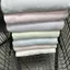 100% Cotton Jacquard Rỗng Vải Lớp Một Mẹ Bé Mùa Hè 130g Áo Thun Siêu Mỏng Áo Vest Vải 6.4