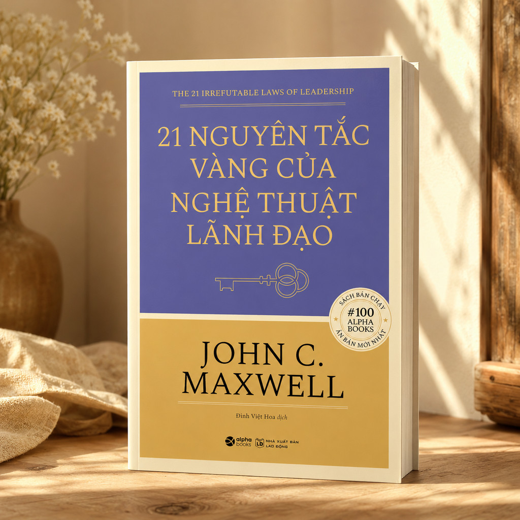 Sách - 21 Nguyên Tắc Vàng Của Nghệ Thuật Lãnh Đạo- John C.Maxwell (Alpha Books)