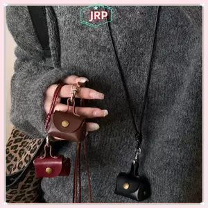 JRP Sáng Tạo Vintage Mini Đồng Xu Ví Nelace Cho Nữ Thoáng Mát Mặt Dây Chuyền Nhỏ Gọn Dài Dây Áo Len Dây Chuyền Quà Tặng JRP